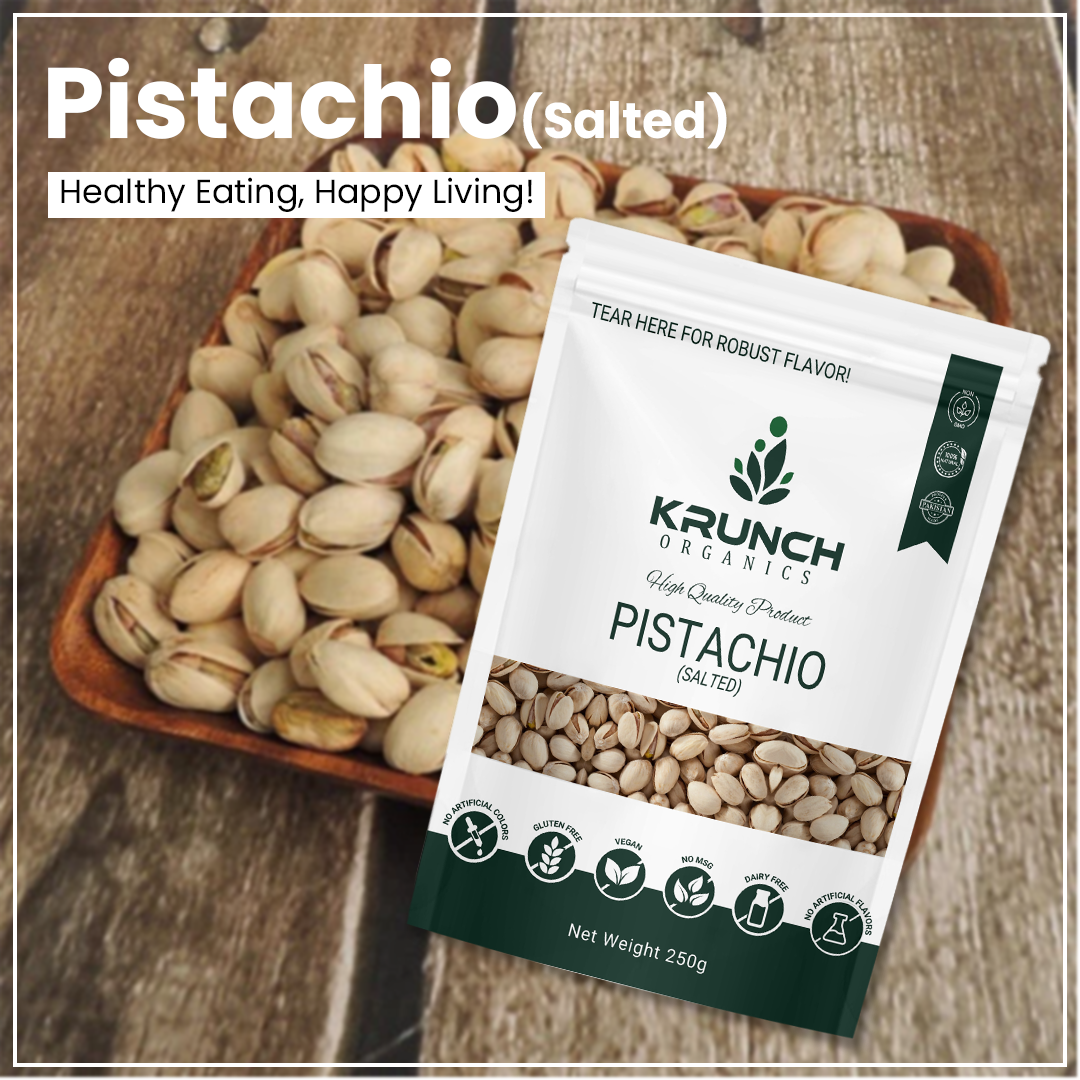 Premium Pistachio (Salted) – Crunchy, flavorful, and packed with nutrition