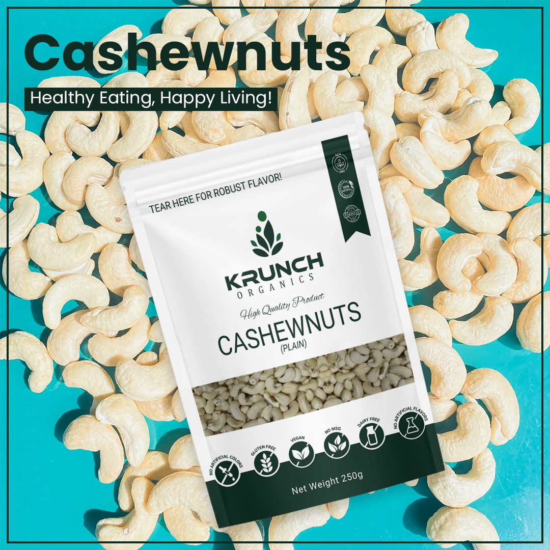 Premium Cashewnuts (Plain) – Fresh, crunchy, and rich in flavor