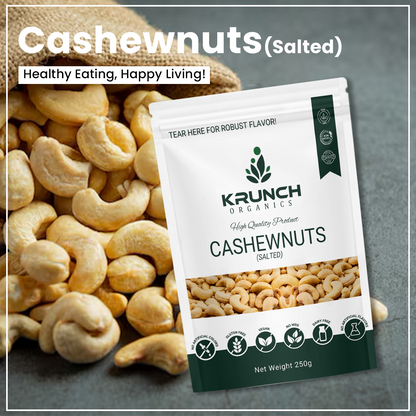Buy Cashewnuts (Salted) online – Fresh, crunchy, and perfect for a savory snack