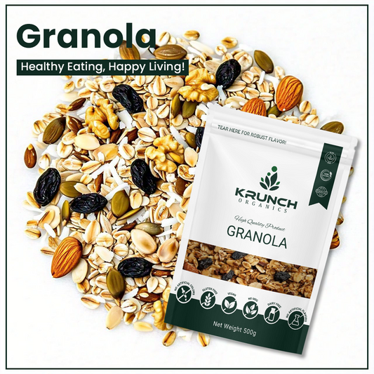 Premium Granola – Healthy, crunchy, and packed with essential nutrients